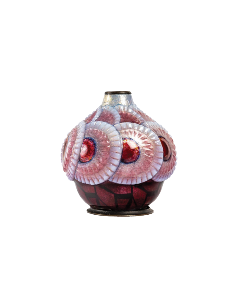 Camille Fauré : Enameled vase circa 1930