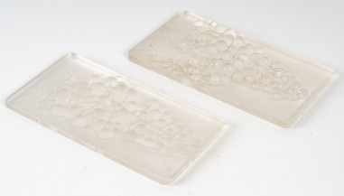 René Lalique (1860-1945) : 2 Menus «...