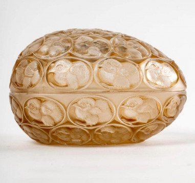René Lalique : Boîte « Poussins » 1929