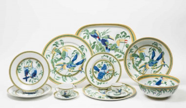 Hermès Paris : Service "Toucan" 80...