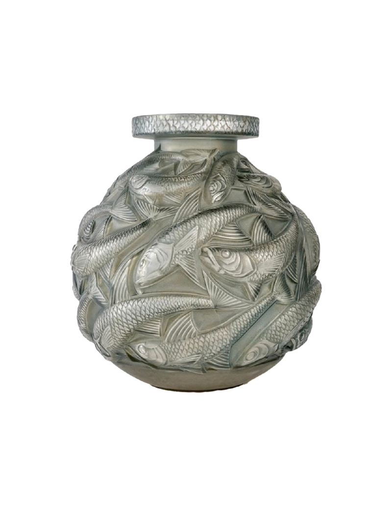 René Lalique: 'Salmonidae' Vase 1928