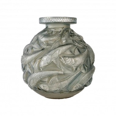 René Lalique : Vase 'Salmonidés' 1928