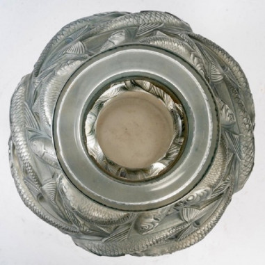 René Lalique : Vase 'Salmonidés' 1928