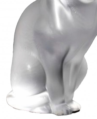 Lalique France: "Cat Sitting" in crystal