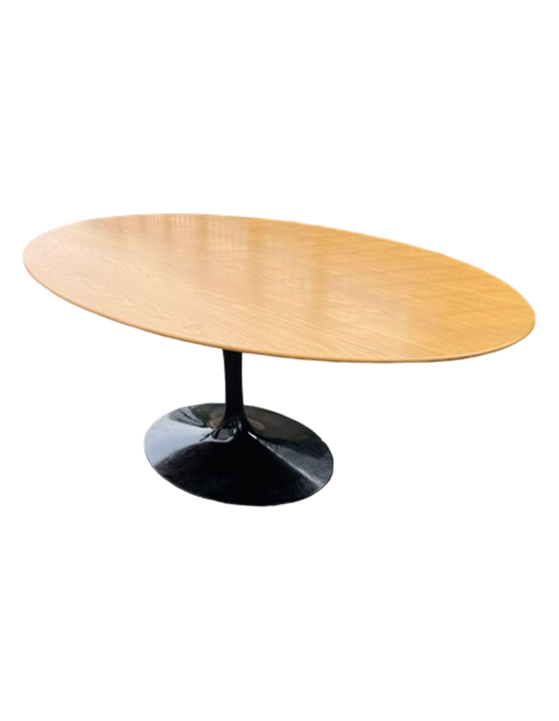 Eero Saarinen et KNOLL :  table ovale TULIP  198x121 cm