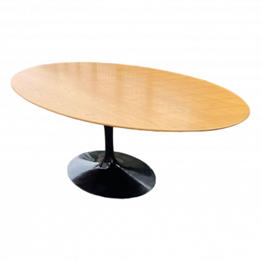 Eero Saarinen and KNOLL: TULIP oval table 198x121 cm