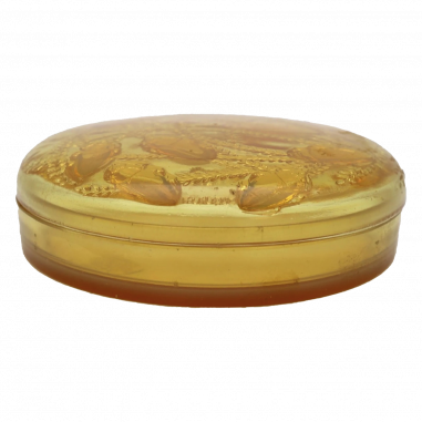 René Lalique: "CLEONES" Yellow Tinted...