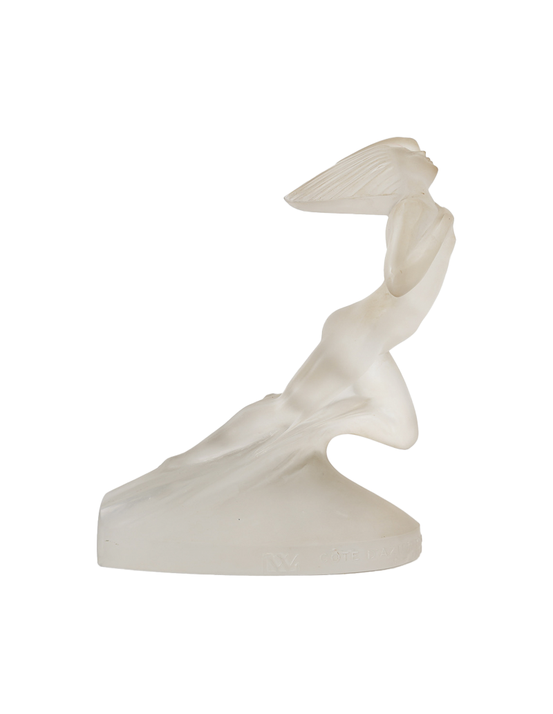 René Lalique: Côte d'Azur pullman express statuette 1929