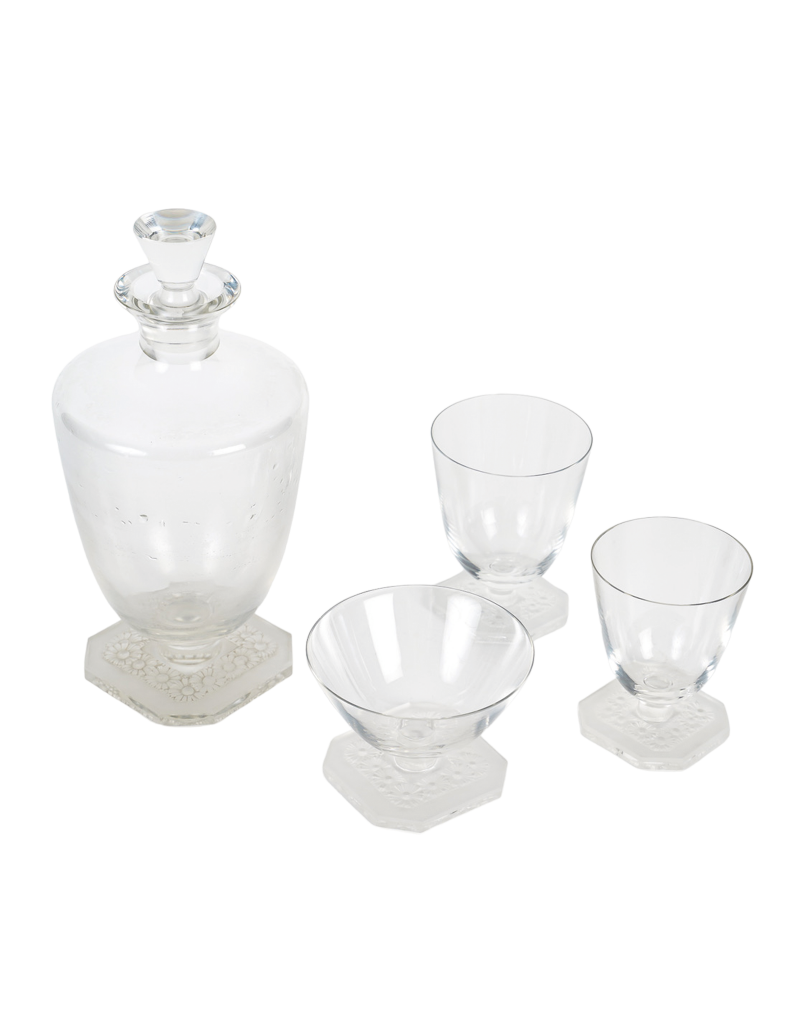 René Lalique (1860-1945) : Service  "Pâquerettes" 1935