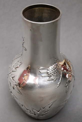 Edmond Tetard - Vase with thistles...