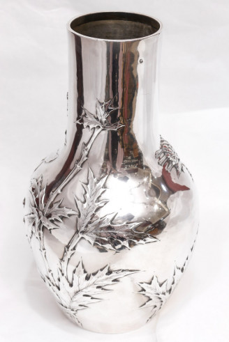 Edmond Tetard - Vase with thistles...