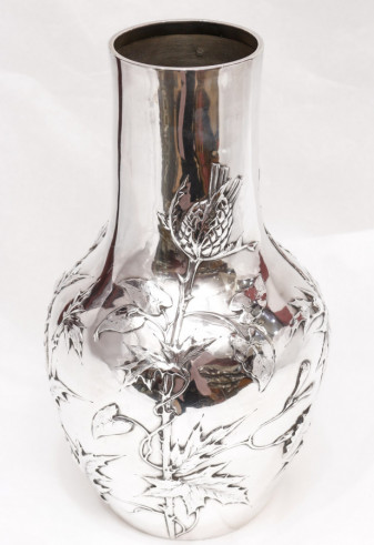 Edmond Tetard - Vase with thistles...