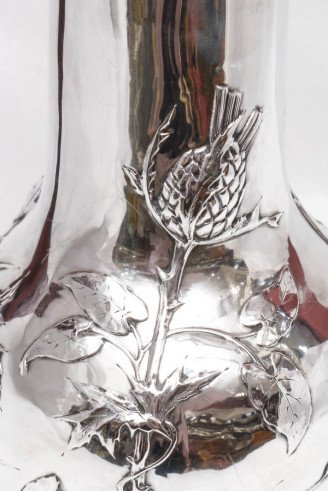 Edmond Tetard - Vase with thistles...