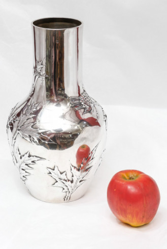 Edmond Tetard - Vase with thistles...
