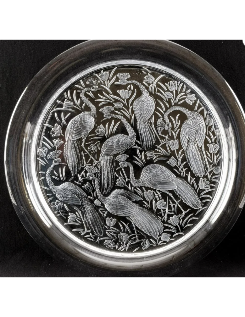 Lalique Fance ,Round tray "NIGERIA