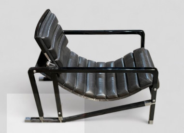 Pair of "Transat" armchairs, original...