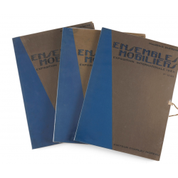 DUFRÊNE (Maurice). Ensembles mobiliers, Exposition internationale 1925—3 albums