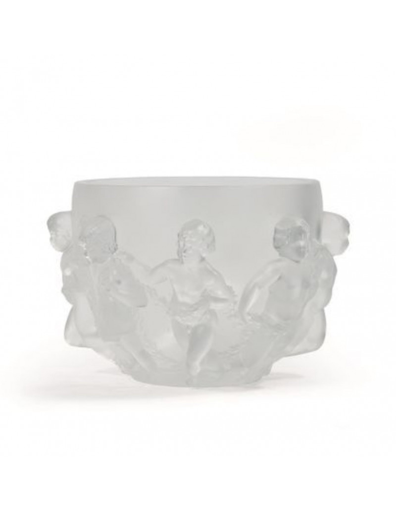 LALIQUE FRANCE, Crystal vase from 1945 Luxembourg model