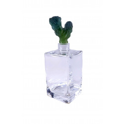 Crystal decanter Modern art from 1943 Daum, Cactus model