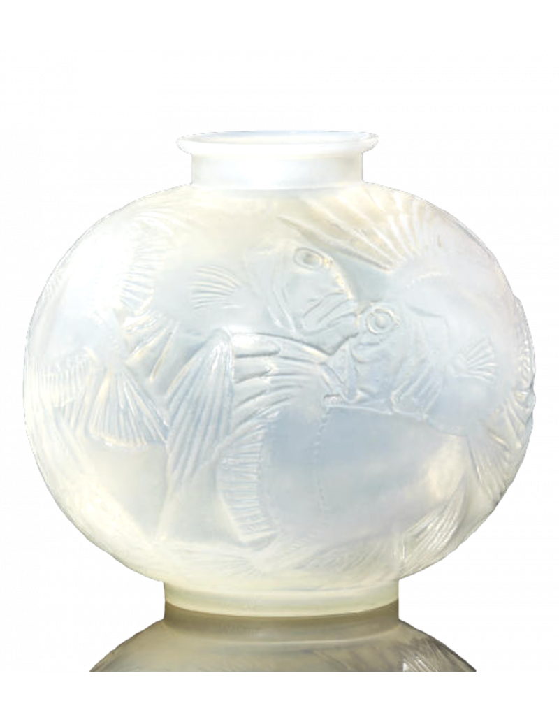 Art Deco glass vase "Poissons" model