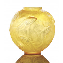 René Lalique, art deco glass vase from the 1920s
