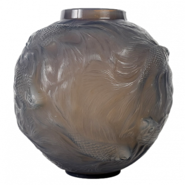 René Lalique ,Agathe glass Formose vase