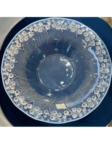 René Lalique, Coupe en verre " Muguet" des années 20