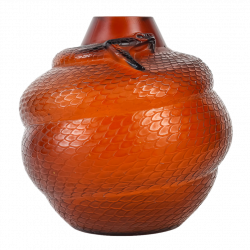 René Lalique ,Vase Serpent...