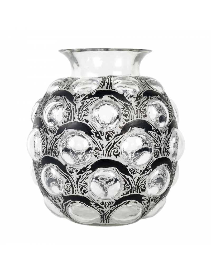 René Lalique, Vase en verre "Antilopes" des années 20