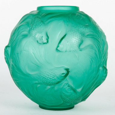 René Lalique, Vase en verre...