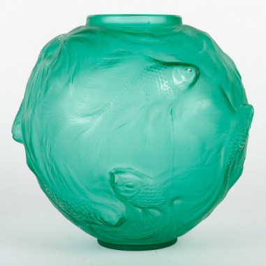 René Lalique, Vase en verre...
