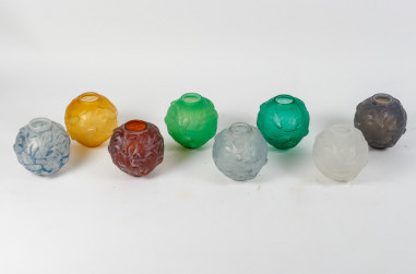 René Lalique, Vase en verre...