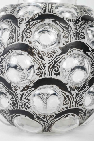 René Lalique, Vase en verre+...