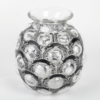 René Lalique, Vase en verre+...