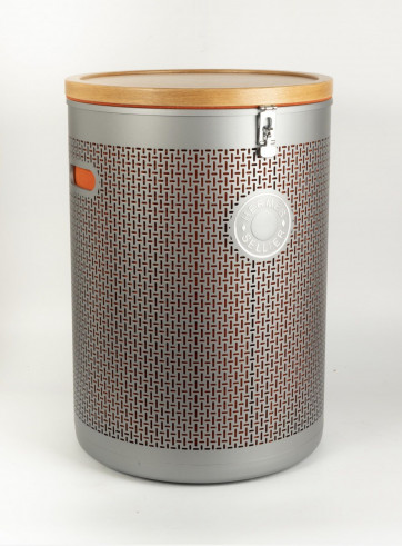 HERMES, Boîte à selle en bois de chêne