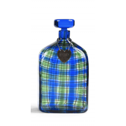 E. BAROVIER  pour  C.DIOR  ,Flacon Méplat "Tartan "