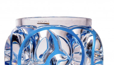 Cristal Lalique ,Vase "tourbillon...