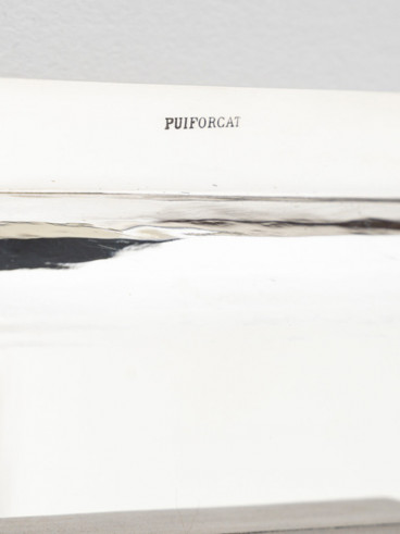 J.E. PUIFORCAT - SUITE DE 4 PLATS DE...