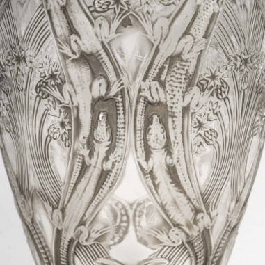 René Lalique,1913 : Vase “Lézards et...