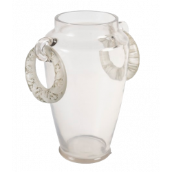 René Lalique ,Vase Deux Anneaux Lezards,1919.