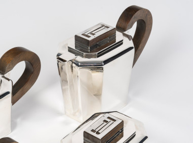 JEAN E. PUIFORCAT 4 SOLID +SILVER...