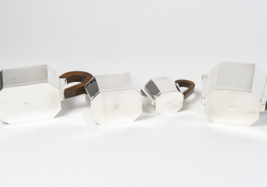 JEAN E. PUIFORCAT 4 SOLID +SILVER...