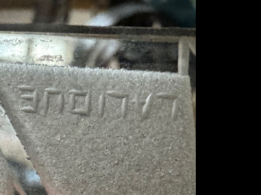 RENE LALIQUE : Cadre " Muguet et...