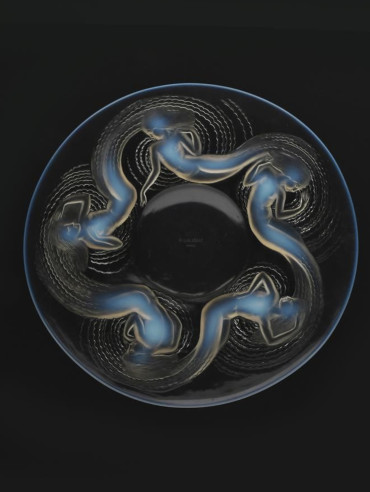 René Lalique (1860-1945) - “Calypso” flat bowl,1930.