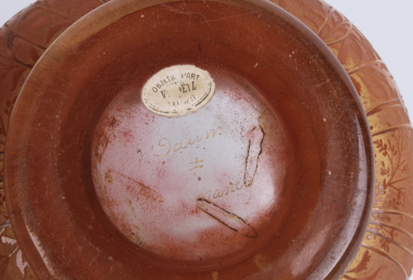 DAUM NANCY, Vase "Coquelicots