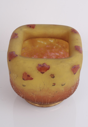 DAUM NANCY, Vase "Coquelicots