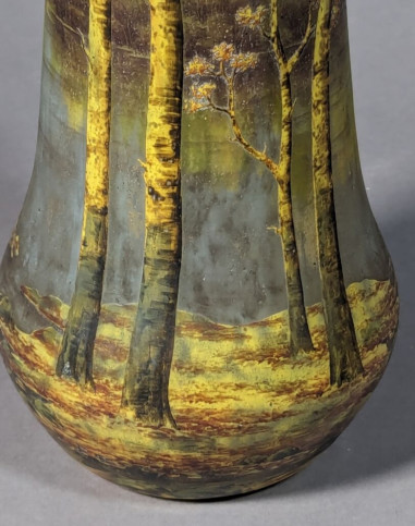 DAUM NANCY “landscape” vase