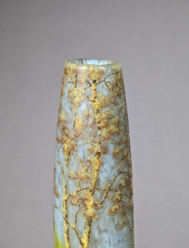 DAUM NANCY “landscape” vase