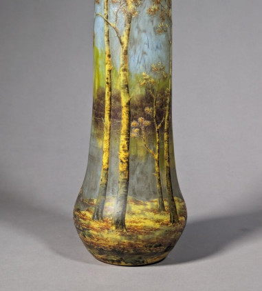 DAUM NANCY “landscape” vase