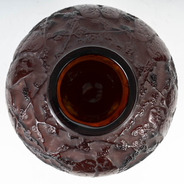 René Lalique - Vase" Perruches "...